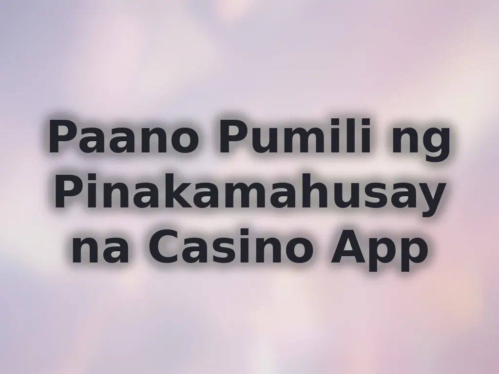 Best Casino Apps